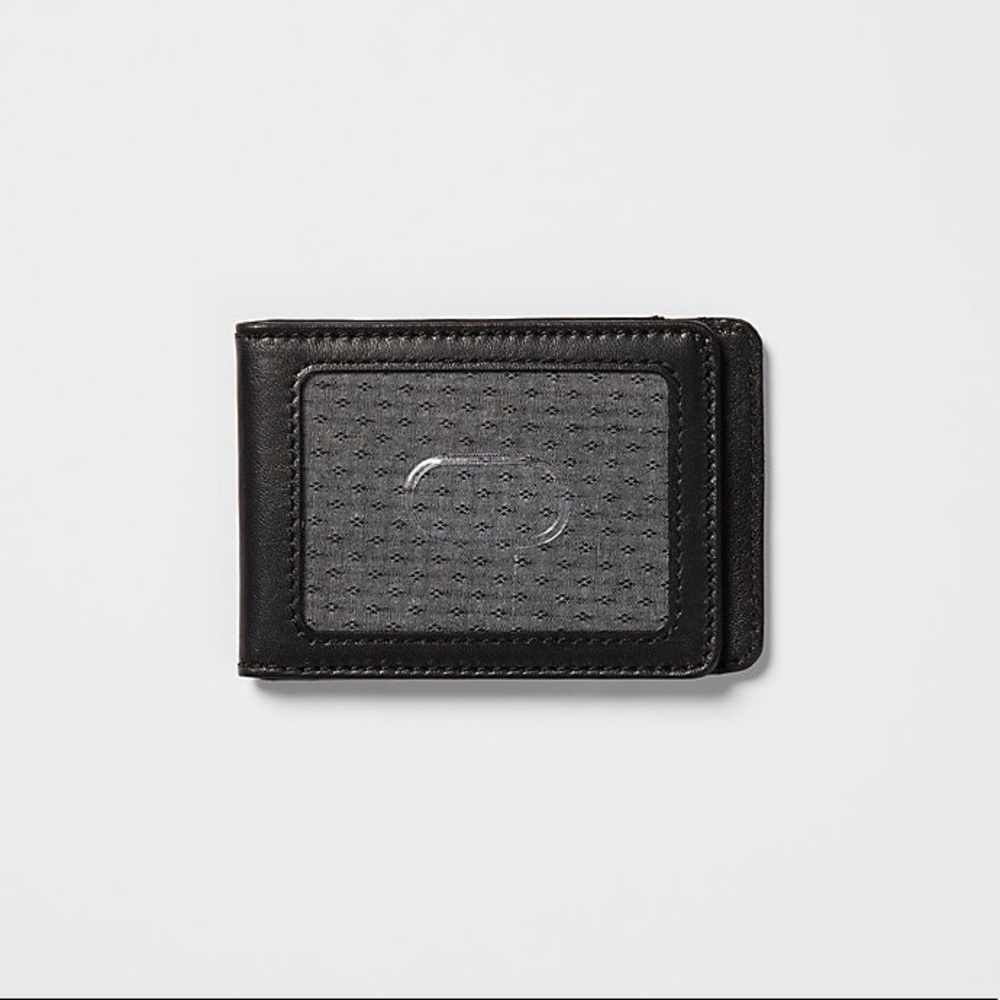 Slim Magnetic Leather Wallet